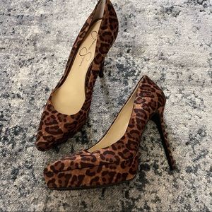 Jessica Simpson Leopard Pumps